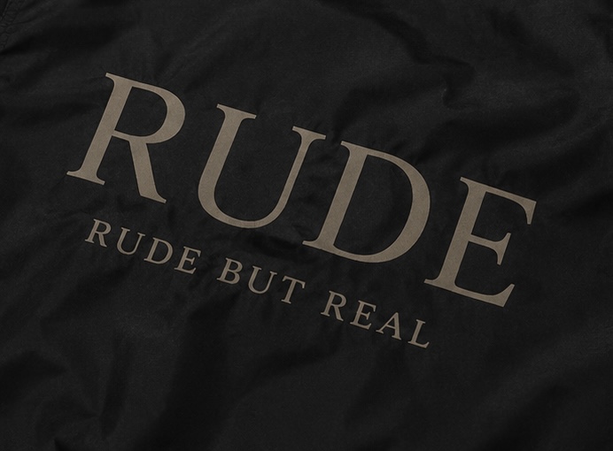RUDE Coach Jacket — Detail