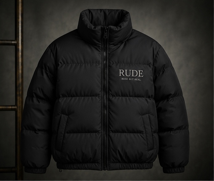 RUDE Puffer — Obsidian